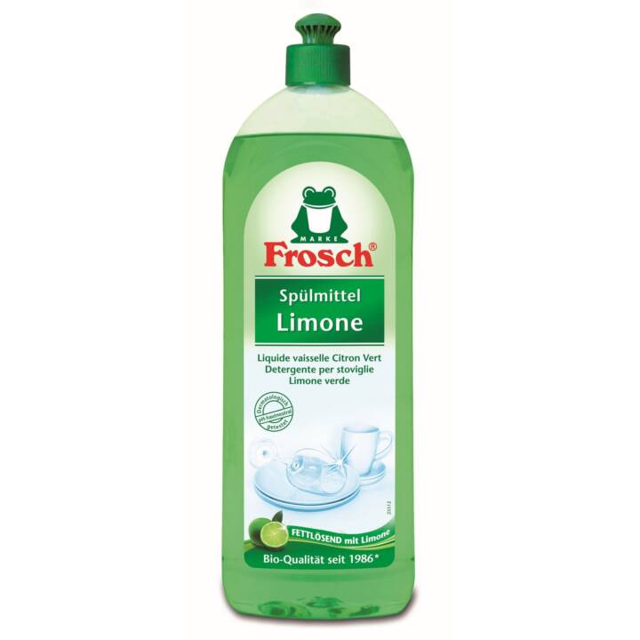 FROSCH Detergente per piatti a mano Lime Limone (1000 ml, Liquido)