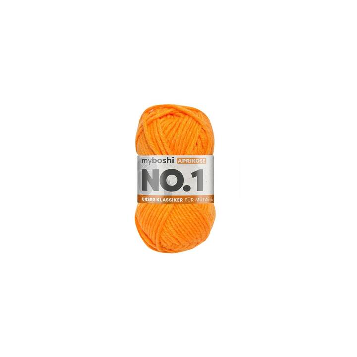 MYBOSHI Wolle Nr.1 (50 g, Orange, Aprikose)