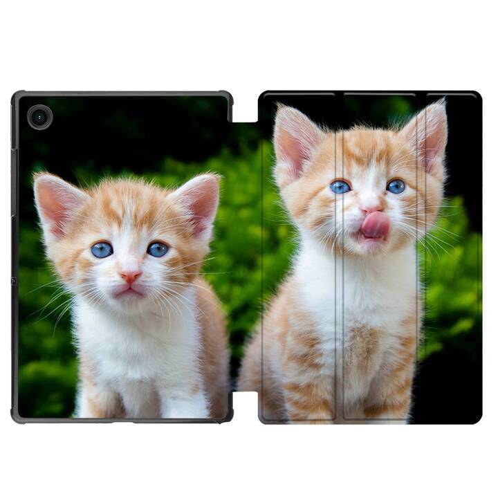 EG custodia per Samsung Galaxy Tab A8 10.5" (2021) - gatto - marrone