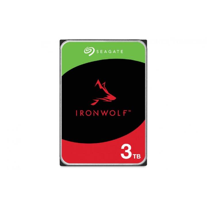 SEAGATE IronWolf ST3000VN006 (SATA-III, 3000 GB, Verde, Rosso)