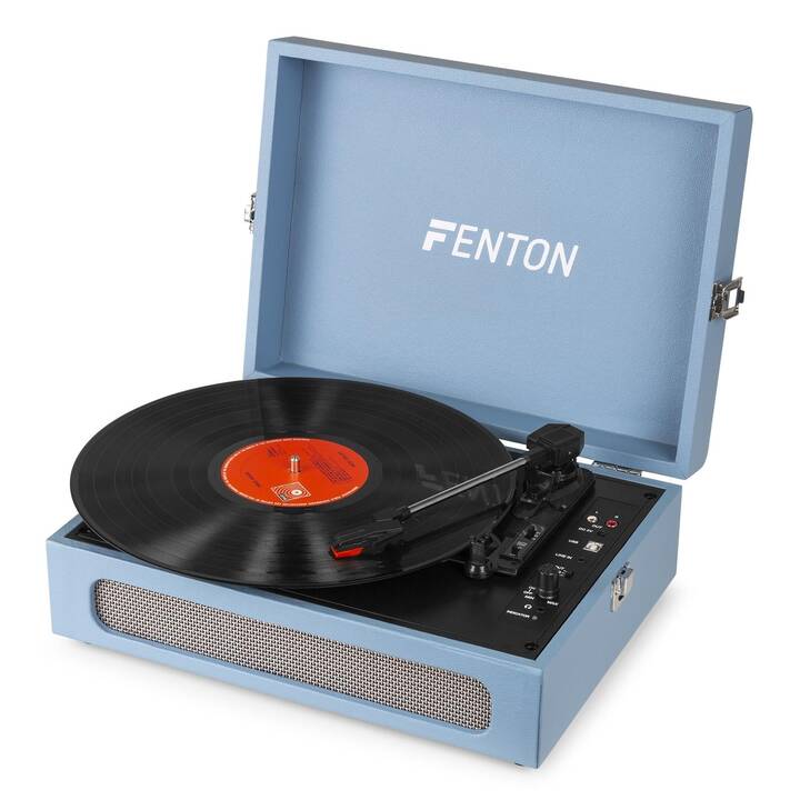FENTON RP118E Tourne-disque (Bleu)