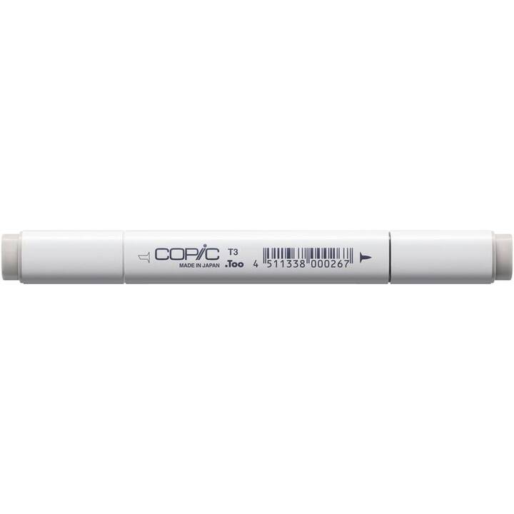 COPIC Marqueur de graphique Classic T-3 - Toner Gray No.3 (Gris, 1 pièce)