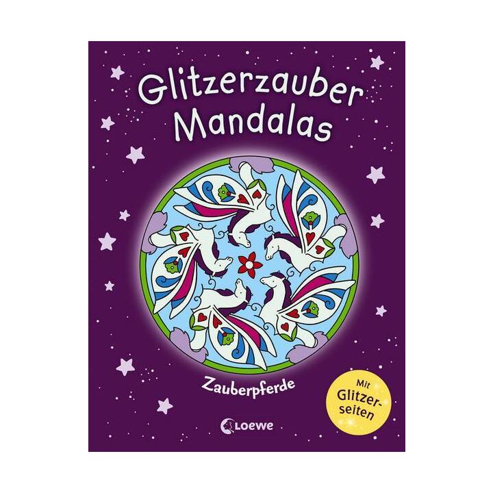 Glitzerzauber-Mandalas - Zauberpferde