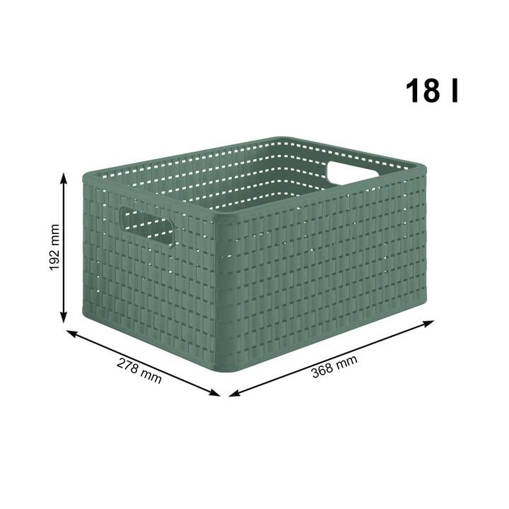 ROTHO Aufbewahrungsbox (37 cm x 27.8 cm x 19.1 cm)