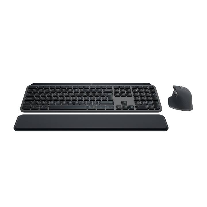 LOGITECH MX Keys S Combo (Bluetooth, USB, Frankreich, Kabellos)