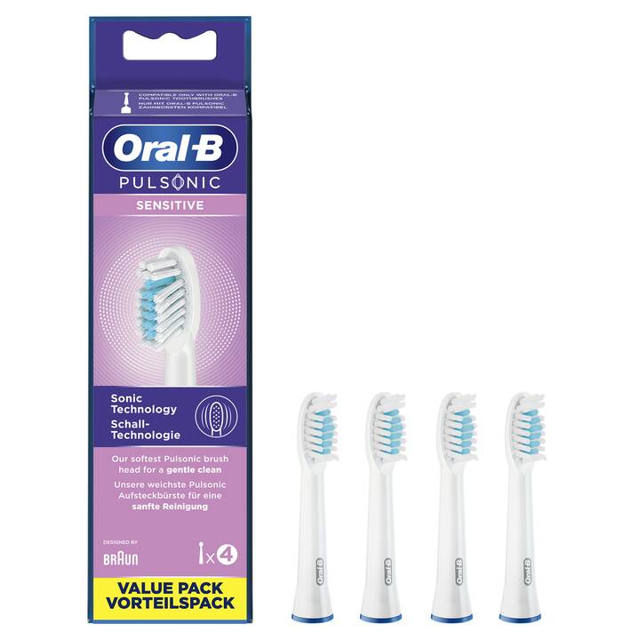 ORAL-B Canule dentaire Pulsonic Sensitiv (Doux, 4 pièce)