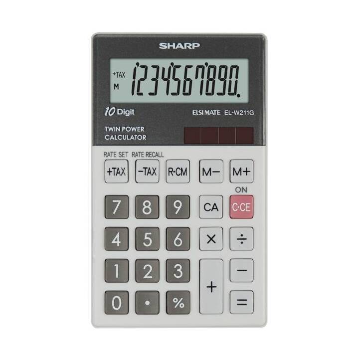 SHARP EL-W211G Calculatrice financière