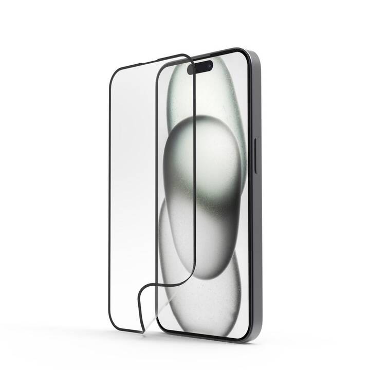 HAMA Displayschutzglas Super Hybrid (iPhone 15, 1 Stück)