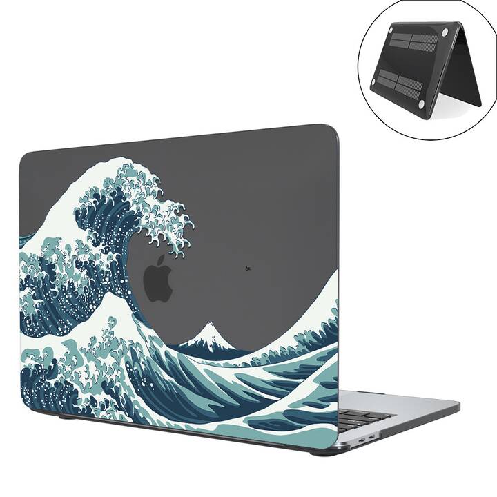 EG Hülle für MacBook Pro 13" (2020) - Blau - Welle