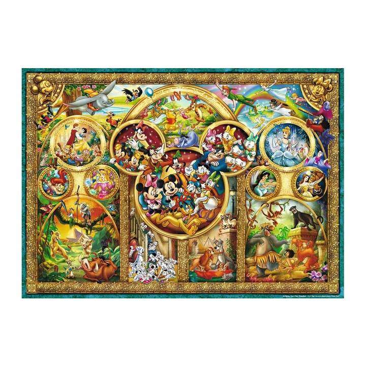 RAVENSBURGER Die schönsten Disney Themen Puzzle (1000 x 1000 x)