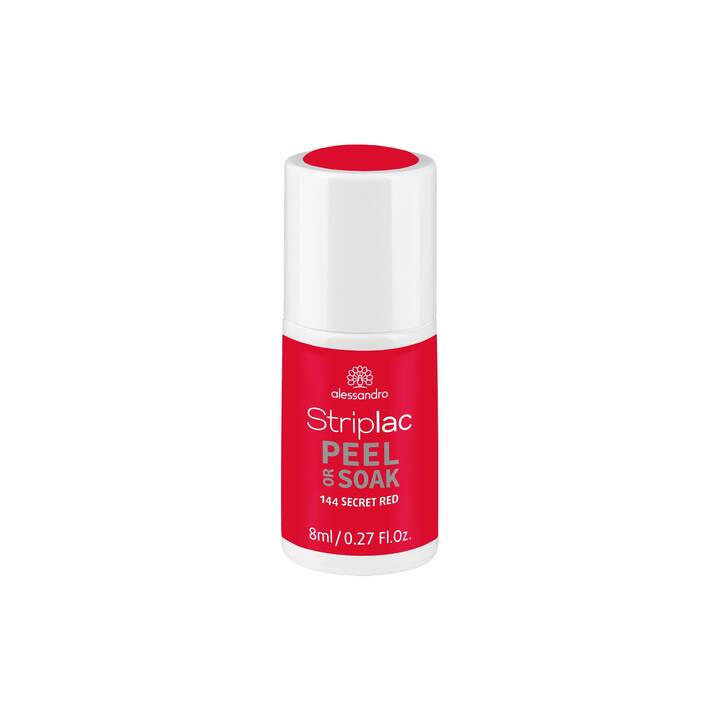 ALESSANDRO Vernis à ongles à décoller Striplac (2.0 Secret Red, 8 ml)