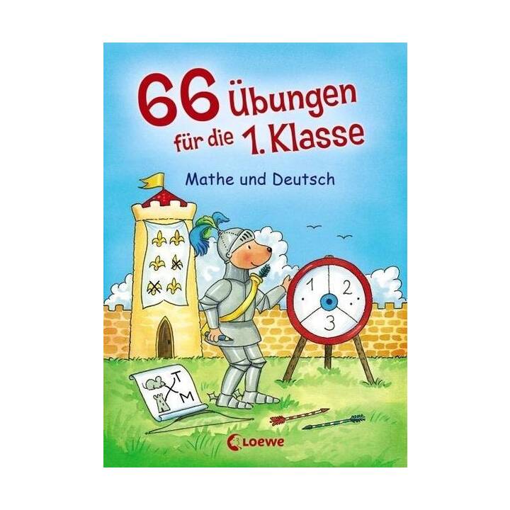 66 Übungen für die 1. Klasse - Mathe und Deutsch