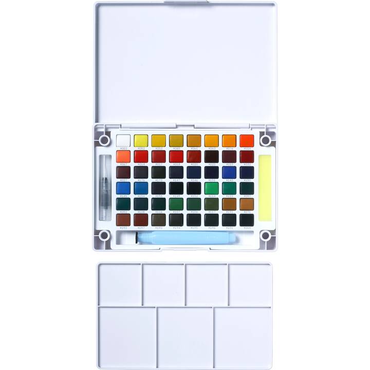 TALENS Peinture aquarelle Koi Pocket Field Sketch Box Set (48 pièce, Multicolore)