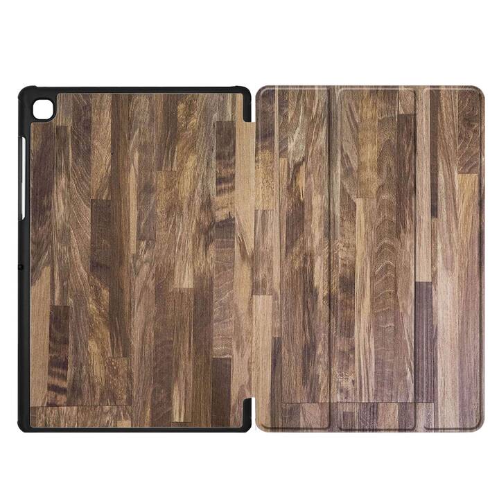 EG coque pour Samsung Galaxy Tab A7 Lite 8.7" (2021) - marron - bois