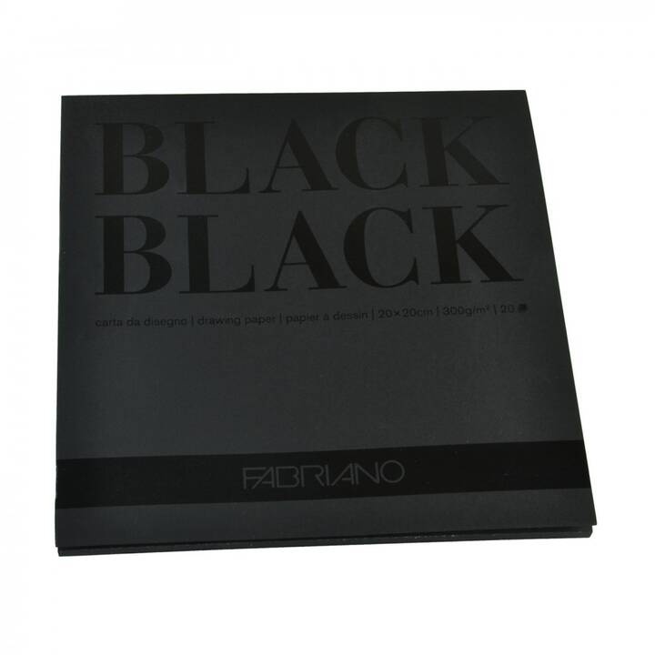 FABRIANO Papier pour peinture Black Black