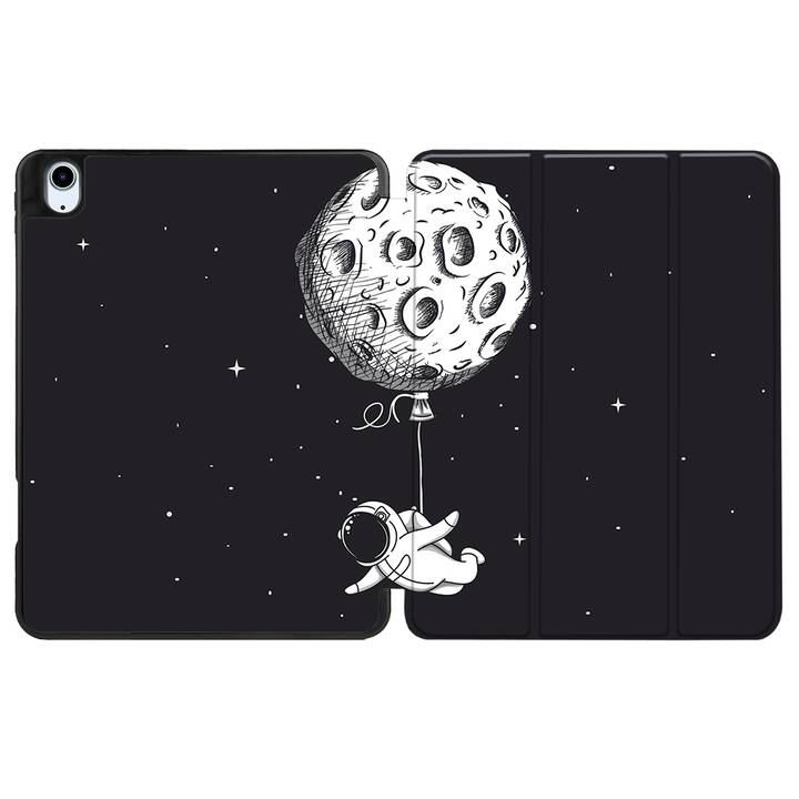 EG custodia per iPad Air 10.9" (2022) 5a generazione - nera - astronauta