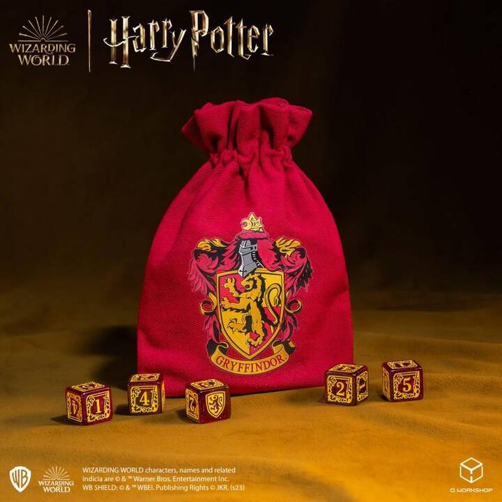 Q WORKSHOP Harry Potter Gryffindor Set de dés (6 Parts)