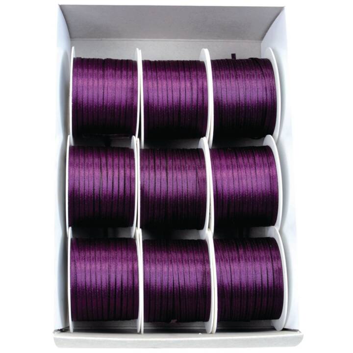 GOLDINA Textilband (Violett, 10 m)