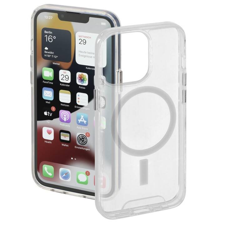 HAMA Backcover MagCase Safety (iPhone 14 Pro, Transparent)