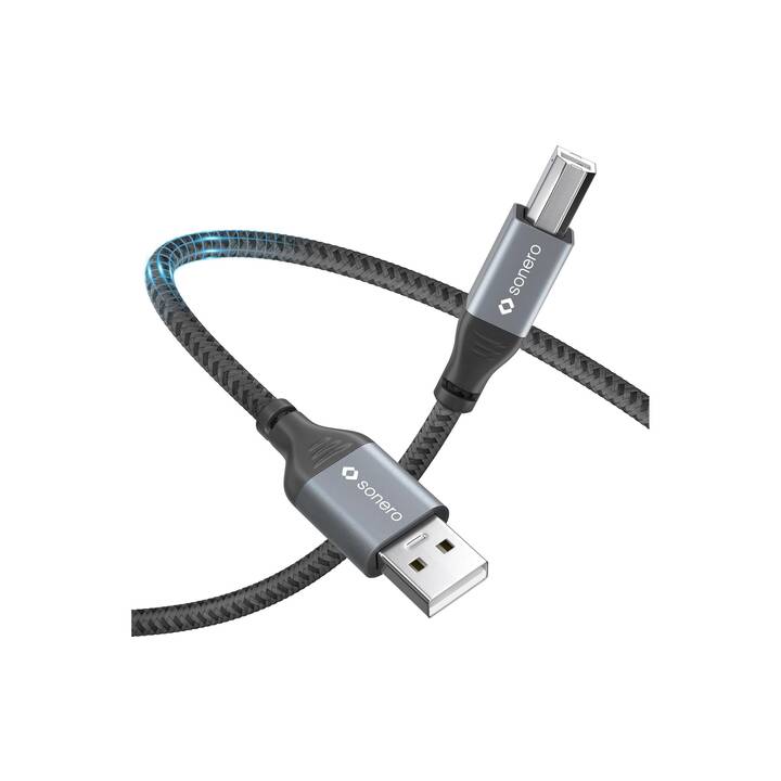 SONERO Câble USB (MicroUSB 2.0 de type A, MicroUSB 2.0 de type B, 1 m)