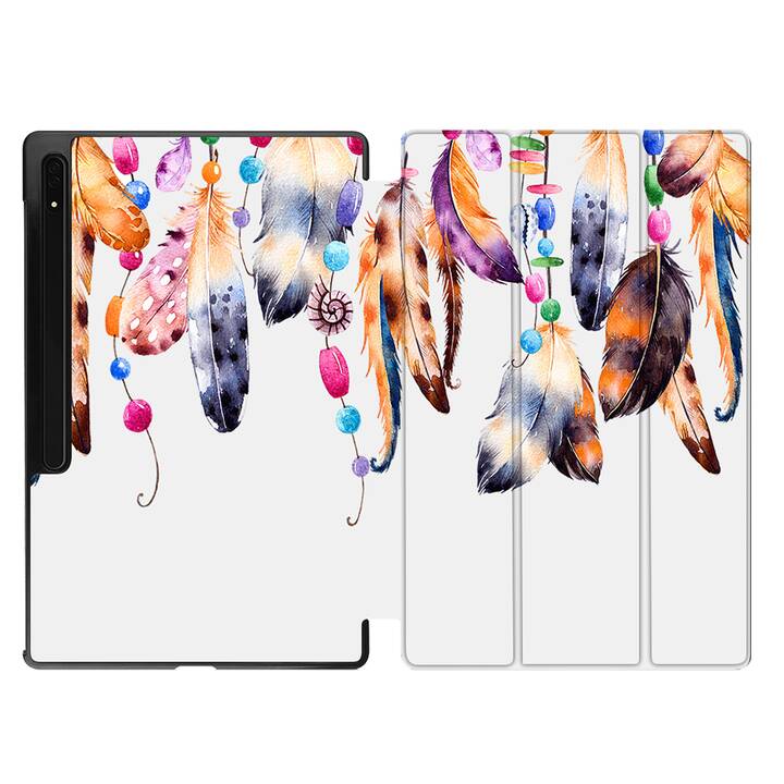 EG coque pour Samsung Galaxy Tab S8 Ultra 14.6" (2022) - Multicolore - Paon