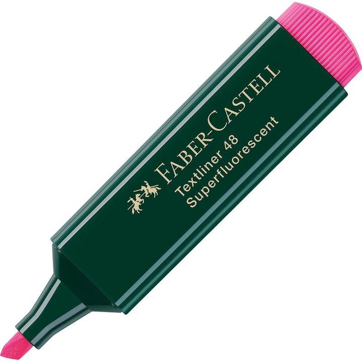 FABER-CASTELL Surligneur 48 (Rose, 1 pièce)