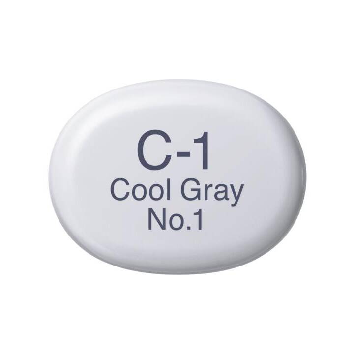 COPIC Marqueur de graphique Sketch C-1 Cool Grey No.1 (Gris, 1 pièce)