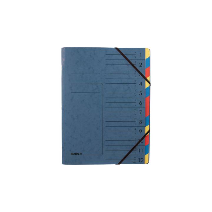 BIELLA Dossier d'index Top Color (Bleu, A4, 1 pièce)