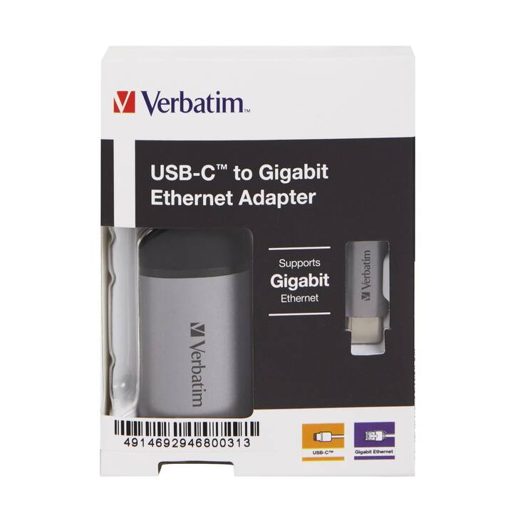 VERBATIM  (RJ-45, USB di tipo C)