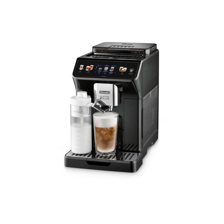 DELONGHI Eletta Explore (Schwarz, 1.8 l, Kaffeevollautomat)