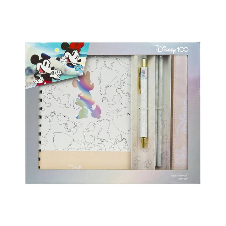 UNDERCOVER Set di note Minnie Mouse (Grigio, Bianco)