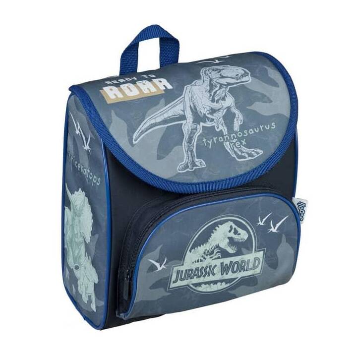 SCOOLI Kindergartenrucksack Cutie Jurassic World (6.5 l, Blau)