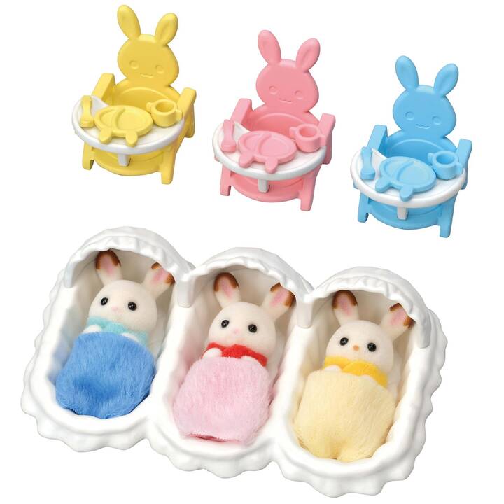 SYLVANIAN FAMILIES Triplets Care Set di figure da gioco