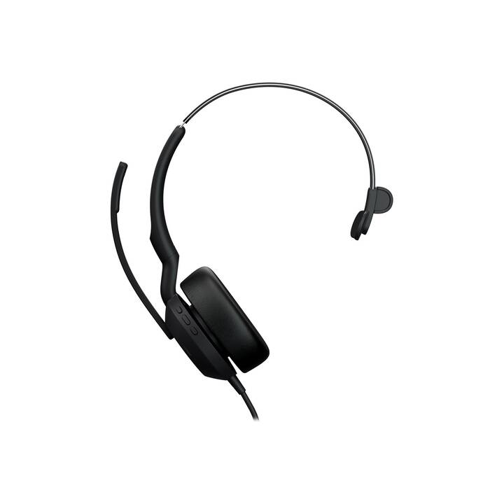JABRA Office Headset Evolve2 50 (On-Ear, Kabel, Schwarz)