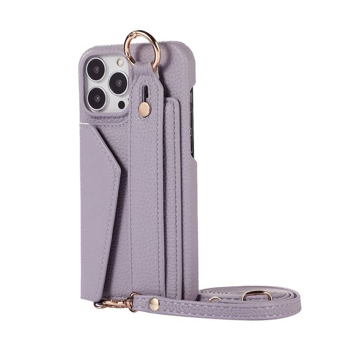 EG Backcover avec cordon (iPhone 16 Plus, Pourpre)