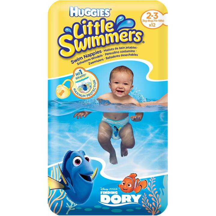 HUGGIES Little Swimmers Finding Dory S (12 pezzo)