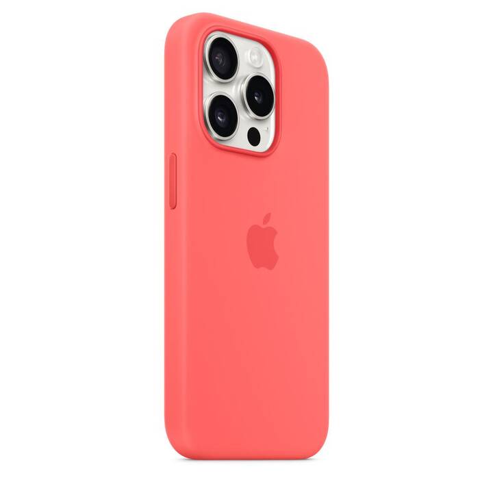 APPLE Backcover (iPhone 15 Pro, Rosso, Pink)