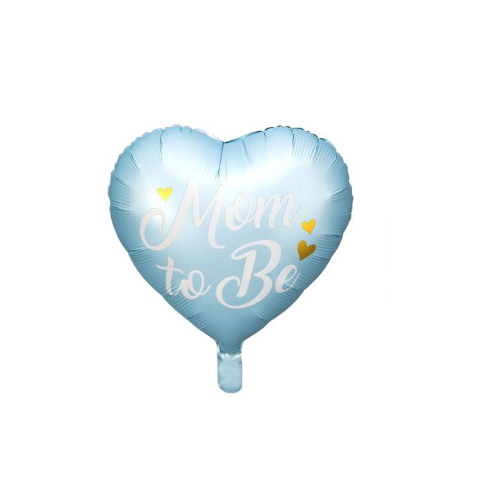 PARTYDECO Folienballon Mom to be (350 mm, 1 Stück)