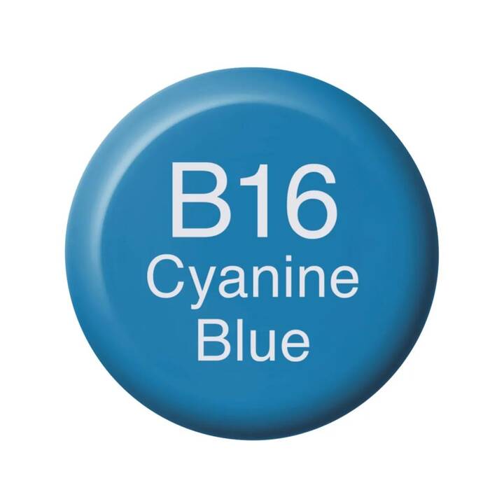 COPIC Inchiostro B16 Cyanine Blue (Blu, 12 ml)