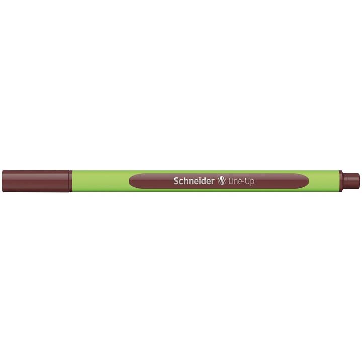 SCHNEIDER Line-Up Penna a fibra (Marrone, 1 pezzo)