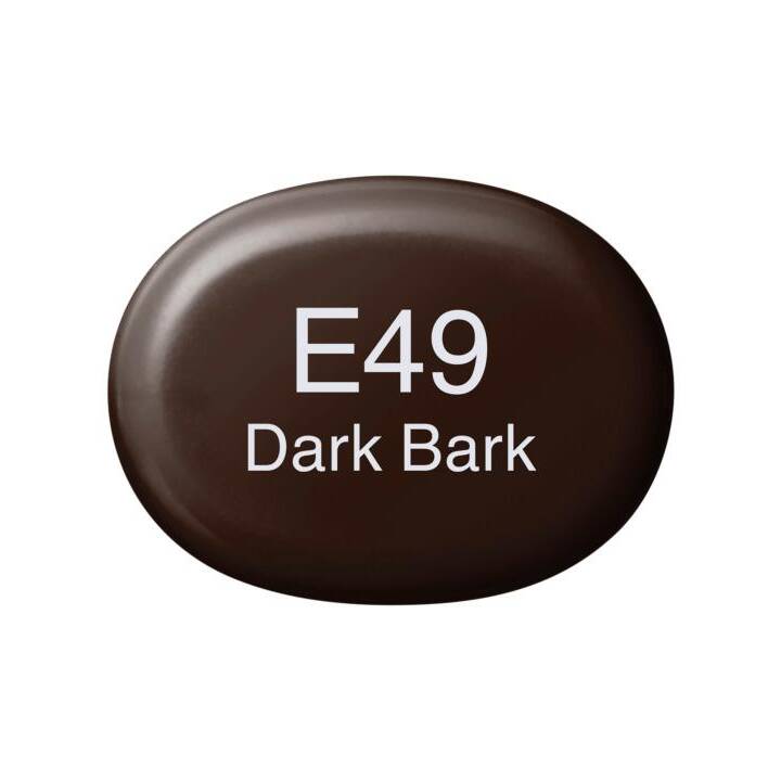 COPIC Marqueur de graphique Sketch E49 Dark Bark (Brun, 1 pièce)