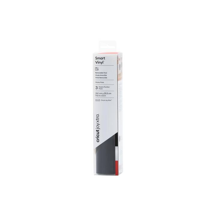 CRICUT Pellicola vinilica Joy Xtra Smart (24.1 cm x 30.5 cm, Nero, Rosso, Bianco)
