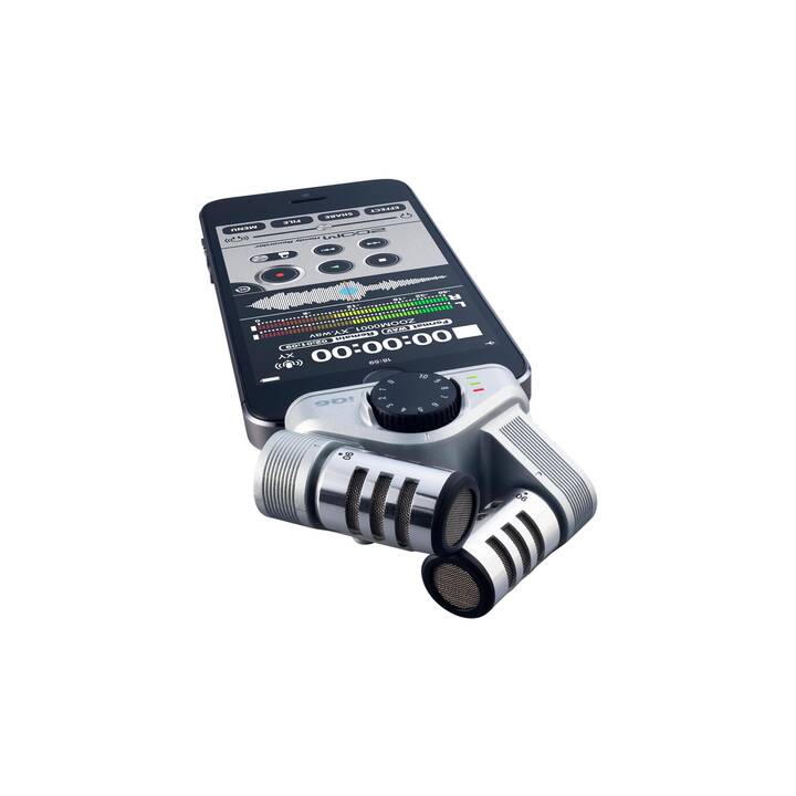 ZOOM IQ6 Microphone stéréo (Argent)