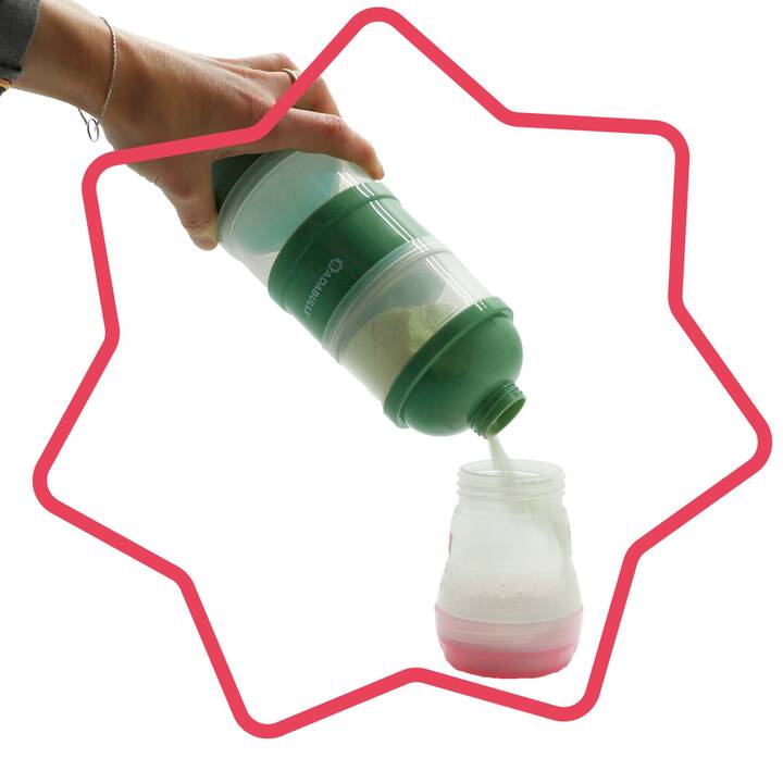 BADABULLE Contenitore di latte in polvere (210 ml, Polipropilene)