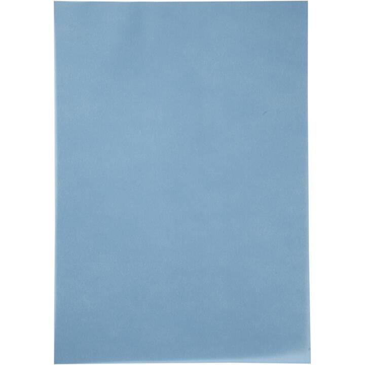CREATIV COMPANY Transparentpapier Pergament (Blau, A4, 10 Stück)