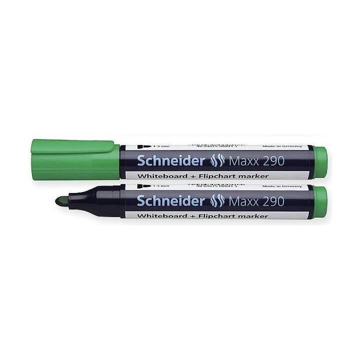 SCHNEIDER Whiteboard Marker Maxx 290 (Grün, 1 Stück)