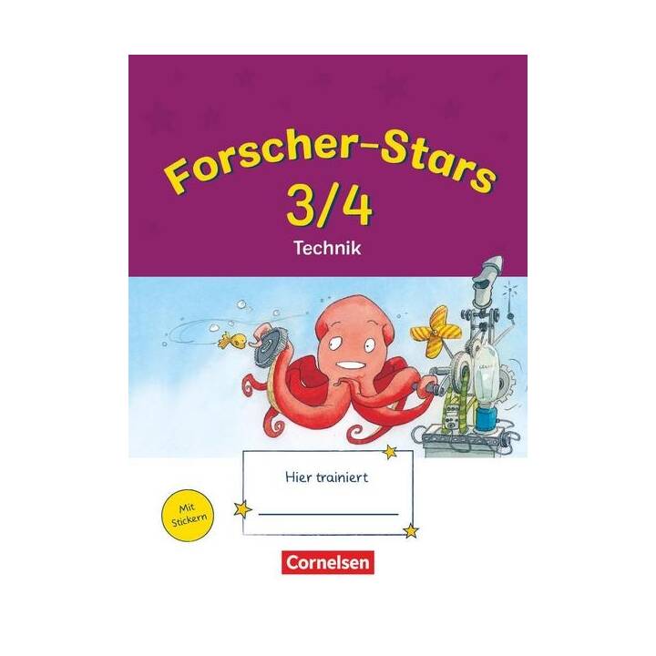 Forscher-Stars, Sachunterricht, 3./4. Schuljahr, Technik, Übungsheft, Mit Lösungen