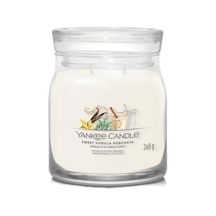 YANKEE CANDLE Bougie parfumée Sweet Vanilla Horchata