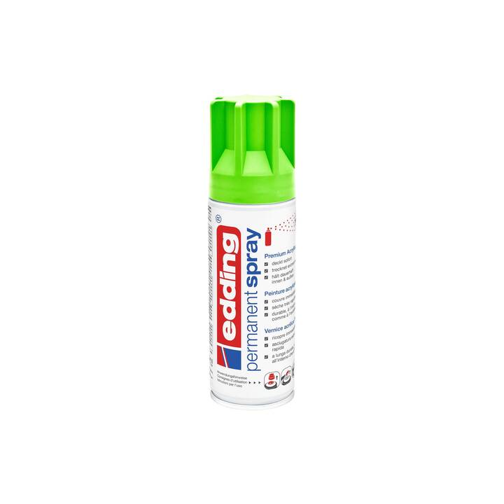 EDDING Spray de couleur 5200 (200 ml, Vert électrique, Vert, Blanc)