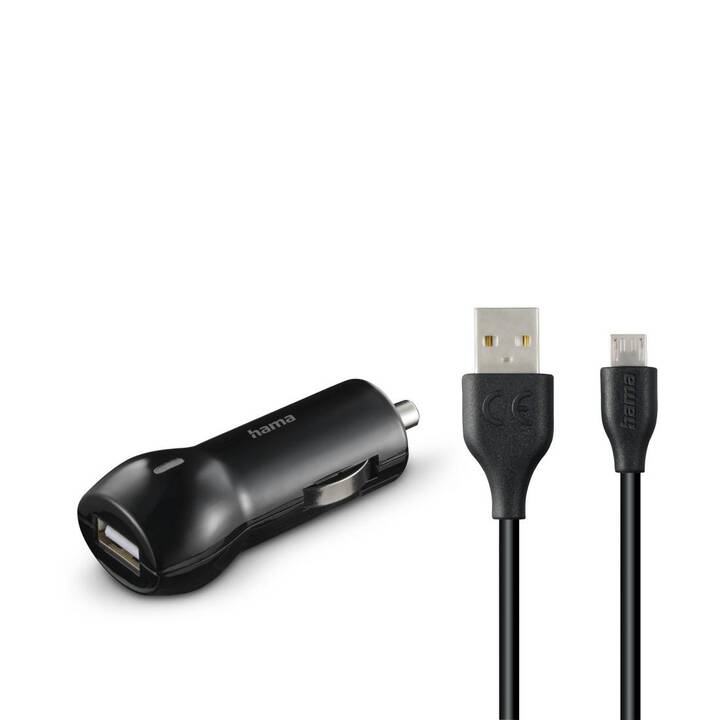 HAMA Chargeur auto (12 W, Allume-cigare, USB de type A)